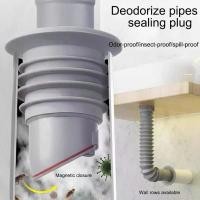 ราคา 【Sewer floor drain】 Sewer Trap Silicone Drain Pipe Seal Plug Kitchen Sink Sewer Plug Bathroom Accessories Siphon Tube Bathtub Home Anti-odor Drains (1735238830507263481)