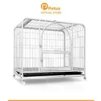 ราคา Petus กรงสุนัขขนาดใหญ่ Dog Cage ซี่กรงห่าง 4ซม. กรงจัมโบ้ มี 3ขนาด มีล้อ แถมถาดใต้กรง ขาย (1734878765620430035)