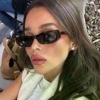 ราคา แนวโน้ม 2025 เต่า Cat Eye แว่นตากันแดดผู้หญิงผู้ชายยี่ห้อแคบสี่เหลี่ยมผืนผ้ารูปไข่กรอบแว่นตา Sun แว่นตาหญิง (1734689418304324639)