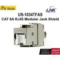 ราคา Link US-1034TFAS CAT 6A RJ45 Modular Jack Shield, Auto Shutter, Superslim Type Connector ของแท้ศูนย์ไทย ฝ่ายขาย (1735242169251825533)