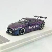 ราคา โมเดล DOT สเกล 1:64 รถ Nissan GTR35 Rocket Rabbit รุ่นปรับแต่ง — โมเดลรถโลหะสมจริงสีขาวสดใส รถโมเดล เหมือน จริง gtr (1735048677219927714)