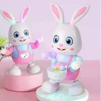 ราคา Rabbit ตุ๊กตากระต่ายเต้นรำ กระต่ายตีกลอง มีเสียงเพลง เต้นได้สําหรับเด็ก (1734763649255573335)