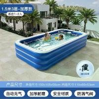 ราคา PVC children's inflatable swimming pool, home outdoor swimming pool, family pool, thickened baby infant swimming pool, swimming pool สระ เด็ก (1735356057055954465)