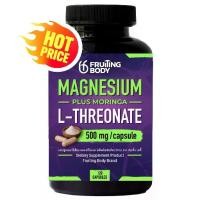 ราคา Magnesium L-Threonate 2000mg Plus Moringa – 160mg Elemental Magnesium - 120 Capsules (30 Day Supply) – Daily Use (1735003848976598578)