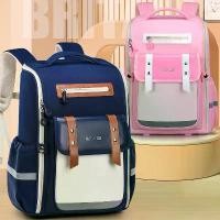 ราคา Reduce the burden on the back. Healthy school bags for kids.| Rigid design, English style, waterproof, lightweight.| For elementary school children| Premium Welcome Back to School (1735474738336793643
