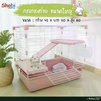 ราคา Shobi-R2-2 กรงกระต่าย 3 ชั้น ถาดสูง accessories ครบถ้วน ขวดน้ำ ถ้วยอาหาร บันไดขั้นสอง เพิ่มพื้นที่ให้เจ้าตัวน้อย (1735440643765470279)