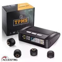 ราคา ส่งฟรี. Car Tire Pressure Monitoring System TPMS Universal Tire Pressure Alarm Monitoring System 4 External Sensors Solar Power Panel USB Charging (1735522389425095692)