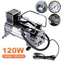 ราคา 12V Portable Air Compressor with Pressure Gauge Car Tire Pump Cylinder Power System Heavy Duty Deluxe Portable Metal Air Compressor Car Tyre Inflator (1735103749695899568)