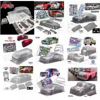 ราคา 1/10 rc bodyบอดี้ รถบังคับ tamiya ทามิย่า PVC transparent car shell wheelbase คําแนะนําการขายที่ร้อนแรงในเดือนนี้ (1735418215755384319)