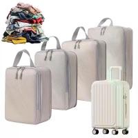 ราคา 4 Set Waterproof Travel Luggage Organizer Expandable Luggage Packing Organizer for Organizing Clothes (1735103886752253872)