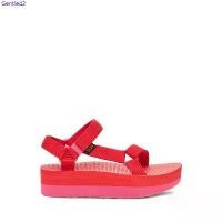 ราคา รองเท้ากีฬาผู้หญิง Teva Flatform Universal สีชมพูร้อน เหมาะสำหรับกิจกรรมกลางแจ้ง เช่น ชกมวย รองเท้าแตะ (1732168379506853938)