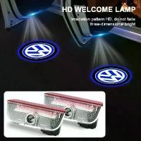ราคา ไฟส่องพื้นต้อนรับรถยนต์แบบ LED HD 2 ชิ้น สำหรับ Volkswagen Polo Passat B5 B6 B7 T4 T5 Golf 4 5 6 Tiguan Jetta Gol (1734368811729454781)