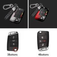 ราคา เคสกุญแจรถ ABS สำหรับ Volkswagen VW Golf 7 ALLTRACK MK7 2016 2017 สำหรับ Skoda Octavia A7 SEAT รีโมท 3 4 ปุ่ม (1734821407031265226)