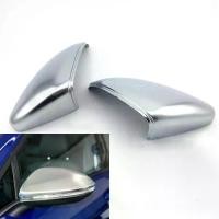 ราคา ฝาครอบกระจกมองข้างรถสำหรับ VW Golf MK7/VII 7 และ Touran สีเงินโครเมียมด้าน ฝาป้องกันสำหรับกระจกมองข้าง ช่วยตกแต่งรถยนต์ (1735371838060070471)