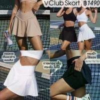 ราคา BKKFit V Club Skort กระโปรงกางเกง ออกกำลังกาย (1735486914826438247)