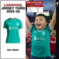 ราคา Liverpool Football Club ลิเวอร์พูล เสื้อบอล ชุดที่สาม สำหรับเด็ก Supporter Jersey 2025/26 A25SP11 (1735120469561542338)