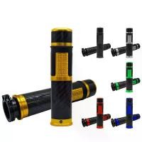 ราคา Motorcycle Carbon Fiber Handlebar Grips Riding Scooter Throttle Grip Decorations Carbon Fiber Handlebar Grips Durable Factory Direct Sale (1733746891778000203)