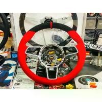 ราคา รับหุ้มพวง porsche หุ้มหนังอาคันทาร่า ดำด้านบน เดินด้าย ยุโรปสีแดง Steering wheel Cover ซ่อมพวงมาลัย หุ้มหนังใหม่ รถยนต์ (1735371286019409726)