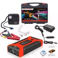 ราคา จัดส่งถึงบ้าน Car jump starter 2-in-1 4usb 99800mAh jump starter Power Bank 12v start diesel car pickup car battery rescue portable power bank jump starter jump starter jump star (1734769941703197745)