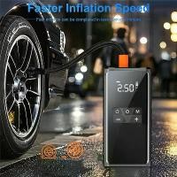 ราคา 4 IN 1ปั๊มลมไฟฟ้า จั๊มสตาร์ท powerbank jump start รถยนต์ ที่เติมลมยางรถ มอเตอร์ไซค์ เติมลม เครื่องสูบลมไฟฟ้า ปั้มลมแบบพก (1735109441579418852)