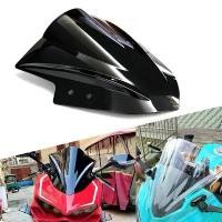 ราคา 【Fun Home】 สำหรับ KAWASAKI Ninja 250/300 ปี 2013/2017 กระบังหน้ามอเตอร์ไซค์ กระบังลม ป้องกันลม สีดำ/ใส (1735368535564322216)