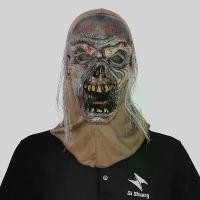 ราคา หน้ากากผีฮาโลวีน หน้ากากแฟนซี หน้ากากวันสงกรานต์ Halloween Mask Adult Full-Face Hood Scary Horror Devil Cosplay Zombie Men’s and Women’s Scream-Inducing Prop (1735041493362509597)