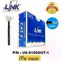 ราคา LINK (สายแลนนอกอาคาร) รุ่น US-9106OUT-1 CAT6 UTP (100m/BOX หรือ 328ฟุต) OUTDOOR 23 AWG (600MHZ) (สีดำ) - ประกัน 30 ปี (1735224053421147485)
