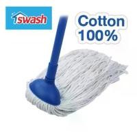 ราคา [COD] SWASH Cotton Mop ม็อบถูพื้นแบบกลม ไม้ม็อบ ไม้ถูพื้น (1735415941927110114)