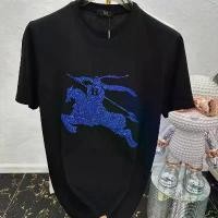 ราคา ILEJ 2BURBERRY3754 แฟชั่นเสื้อยืดลําลองเย็บปักถักร้อยผู้ชายครึ่งแขน Street สวมใส่รอบคอ Slim-fit Slimmer ดู All-Match ครึ่งแขน คําแนะนําการขายที่ร้อนแรงในเดือนนี้ (1735478155107796174)