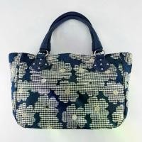 ราคา Savoy denim bag with a floral print tote bag สินค้าแนะนำ (1734498727893567263)