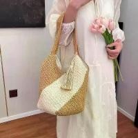 ราคา 【COD】 ✽B244)2025 New Handmade Cotton Thread Hook Flower Hollow Weaving Bag Large Capacity Single Shoulder Tote Bag♭ (1735228303062107922)