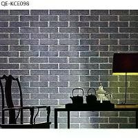 ราคา Wallpaper วอลเปเปอร์ (ไม่มีกาว) พิมพ์ลายนูน 3 มิติ รหัส 2001/1007 Wall Paper ลายอิฐ สีเทา (1735520262282774492)