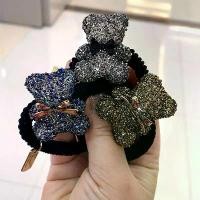 ราคา ที่คาดผมคริสตัลหมี เครื่องประดับผมเกาหลี เชือกผูกผมขนาดใหญ่ ยางรัดผม เครื่องประดับผม ยางรัดผม สไตล์ซาลาเปา ประดับพลอยเทียม ปี 2025 มาใหม่ (1731739288042309202)
