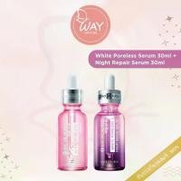 ราคา [Set White+Night Serum] โรจูคิส ไวท์ พอร์เลส + ไนท์ รีแพร์ เซรั่ม 30 มล. Rojukiss White Poreless+Night Repair Serum 30ml (1735325734838110105)