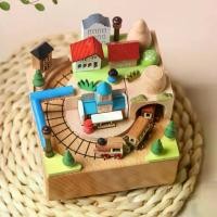 ราคา TIME TRAIN /กล่องดนตรีไม้, รถไฟเวลา, ของขวัญสร้างสรรค์, ตกแต่ง, งานฝีมือ (1735430390362965434)