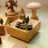 ราคา กล่องดนตรีไม้สร้างสรรค์ ม้าหมุน รถไฟไม้ ตกแต่งบ้าน งานฝีมือ ของขวัญวันเกิด (1733372016385557861)