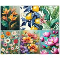 ราคา GATYZTORY ชุดวาดภาพสีน้ำมันตามหมายเลข ลายดอกไม้ สำหรับผู้ใหญ่ ชุดวาดภาพสีน้ำมันแบบนามธรรม งานฝีมือ DIY ผ้าใบสำหรับวาดของขวัญที่ไม่เหมือนใคร ของตกแต่งบ้าน (1734347966789945155)