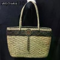 ราคา ร้าน B&G Creation กระเป๋าผักตบชวา กระเป๋าสาน งานฝีมือ ของฝาก (1735415854849820574)