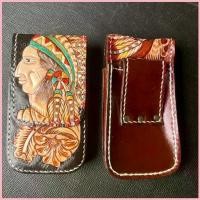 ราคา กระเป๋าใส่มือถือ ใส่โทรศัพท์ แนวตั้ง หนังแท้ตอกลาย งานฝีมือHandmade (1735191035060913982)