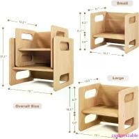 ราคา โต๊ะและเก้าอี้ Montessori สำหรับการฝึกรับประทานอาหาร ทำจากไม้เนื้อแข็งแท้ โต๊ะสำหรับเด็กเล็กอ่านหนังสือ เวลาทานขนม ห้องเล่น และกิจกรรมต่างๆ พร้อมสตูลช่วยยืน 1 ชุด (1734860079294285459)