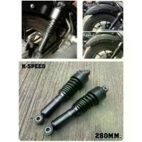 ราคา [COD] [tiktok]Diablo Low-Load Custom Rear Shock, Classic Model for Honda Rebel300 & 500 /279 mm โช้ค ปั้ม 81 พร้อม ขา เวฟ 125 หน้า แหลม โช๊คหน้า ฟีโน่ ตัว เก่า เบล ซิ่ง พักเท้า ห (1735075508817200176)