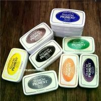 ราคา ☼หมึกญี่ปุ่น StazOn Pigment (หมึกอเนกประสงค์ ผ้า โลหะ พลาสติก ถุงแก้ว ไม้ หนัง กระดาษ)❊ (1735101672100955643)