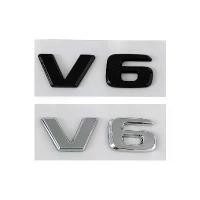 ราคา โลโก้ 3D ABS สีดำ V6 ตัวอักษร สำหรับติดบังโคลนรถยนต์ รุ่น W205 W204 C280 ML SLK 320 Viano Vito สติกเกอร์ V6 อุปกรณ์ตกแต่งตราสัญลักษณ์เครื่องยนต์ V6 (1734340580345152941)