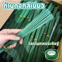 ราคา พร้อมส่งก้านดอกไม้สีเขียว วัสดุ DIY ลวดเคลือบพลาสติก เทป ก้านช่อดอกไม้ ทำด้วยมือ (1734871485992436779)