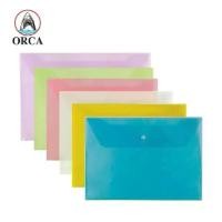 ราคา [ส่งฟรี] แฟ้มกระดุม ORCA เม็ดเดียว (แบบใส) ขนาด A4 รุ่น A-120 (ราคาต่อ 1 โหล / 12 แฟ้ม) เลือกสีแฟ้มด้านใน (1734210053383751115)