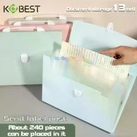 ราคา 【Tystal】 กระเป๋าจัดเก็บเอกสารขนาด A4 มีช่องใส่ 13 ช่อง แบบกระเป๋าสตางค์/แฟ้ม สำหรับจัดระเบียบเอกสาร เหมาะสำหรับสำนักงานและโรงเรียน (1734998777569052574)