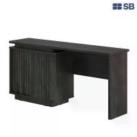 ราคา SB FURNITURE โต๊ะเครื่องแป้ง / โต๊ะทำงาน ขนาด 160 ซม. รุ่น Noir สีไม้เข้ม (ที่นั่งด้านขวา) (160x40x75 ซม.) (1731347900628240634)