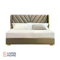 ราคา เตียง 3.5, 5, 6 ฟุต หนังไหม รุ่น LOGI | Livinghome Furniture Mall (1729588804506912780)
