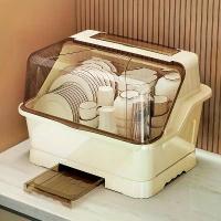 ราคา ชั้นวางของ Covered Dish Rack ขนาดเล็ก สำหรับครัว ด้วยสีครีม ดีไซน์ประหยัดพื้นที่ ป้องกันฝุ่น พร้อมถาดระบายน้ำ ใช้ได้กับเคาน์เตอร์และตู้ ชั้นวางของ ชั้น ตู้ ก๋วยเตี๋ยว ตะแกรง เสริ (1735295472004269980)