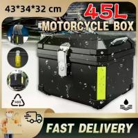 ราคา 【5000+ คนซื้อแบรนด์นี้แล้ว】 ✯กล่องหลัง ABS กล่องเก็บของ 45L ท้ายรถมอเตอร์ไซค์ ติดรถมอเตอร์ไซค์ มีสะท้อนแสง อะไหล่มอเตอร์ไซค์ E66♗ (1735022136824857756)